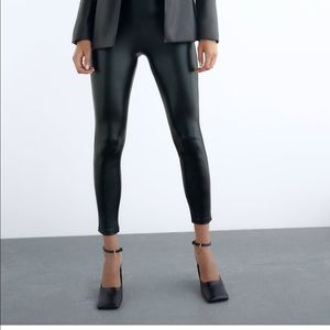 Zara Coated Leggings